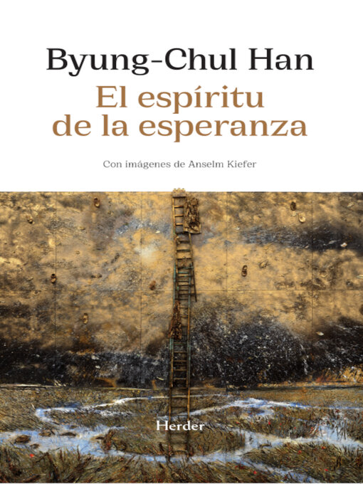 Title details for El espíritu de la esperanza by Byung-Chul Han - Available